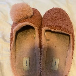 Women’s well worn old navy slippers house shoes